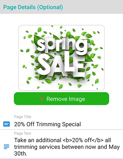 Add Sales & Incentives With A Custom Header Page
